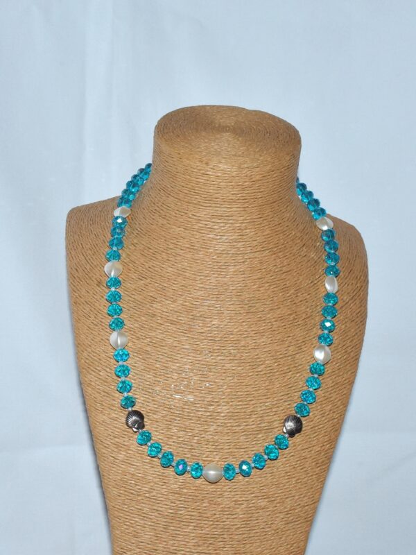 Collar midi con cristal checo