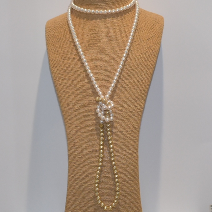 Collar largo de cristal